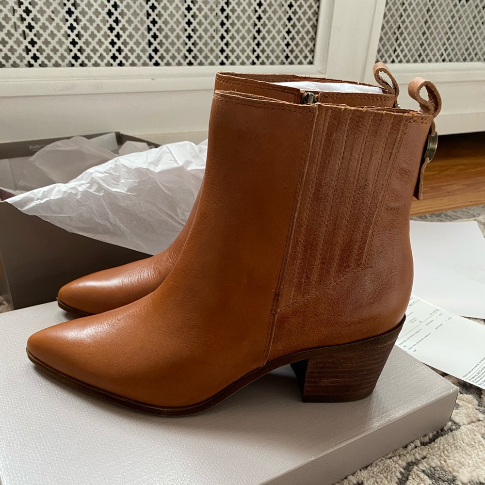 Franco Sarto Shay Booties - Cognac